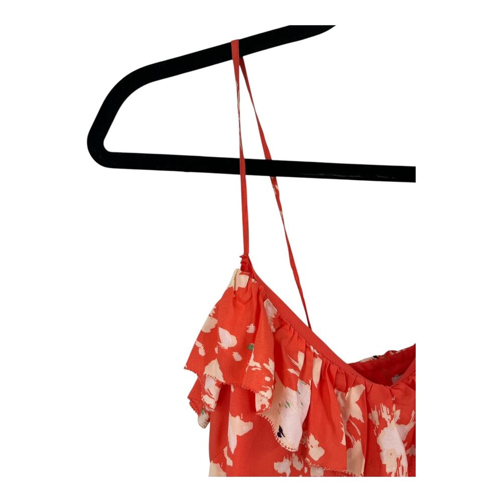 Joie Dress Lilli floral sleeveless minidress orange size X-Small XS NWOT - Picture 4 of 8